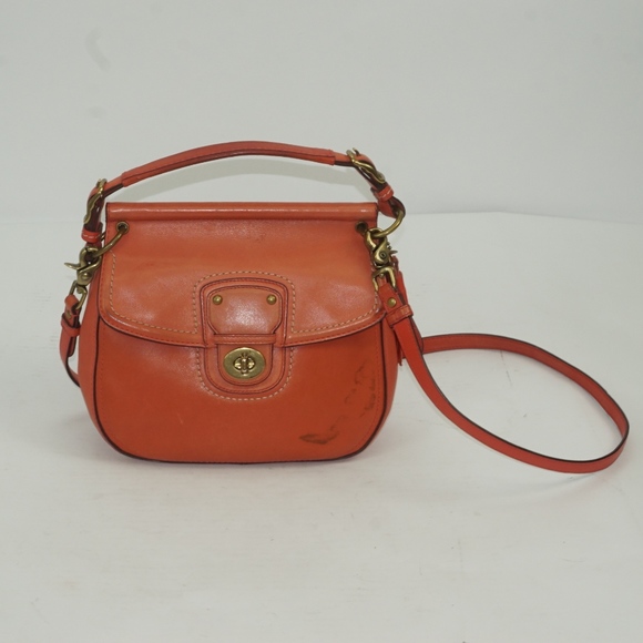 Coach Handbags - Coach Willis 70th Anniversary Bag Coral/Orange